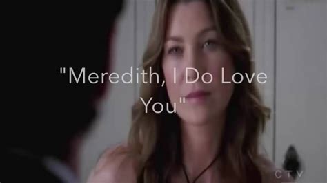 Grey S Anatomy Best Scene Meredith And Derek Love Story Moments Youtube