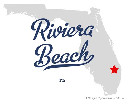 Map Of Riviera Beach Fl Florida