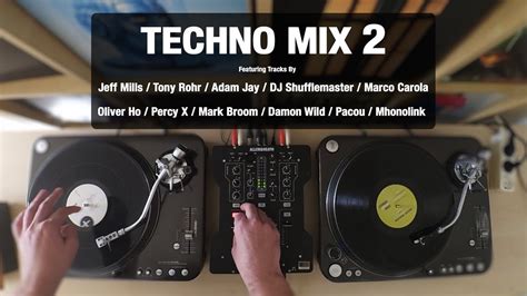 Techno Mix 2 With Tracklist Vinyl Mix Youtube