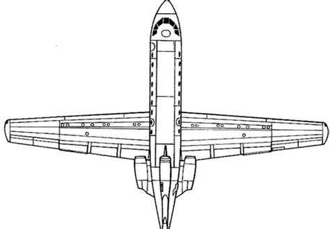 Plane Yakovlev Yak 40 Drawings Dimensions Figures Download