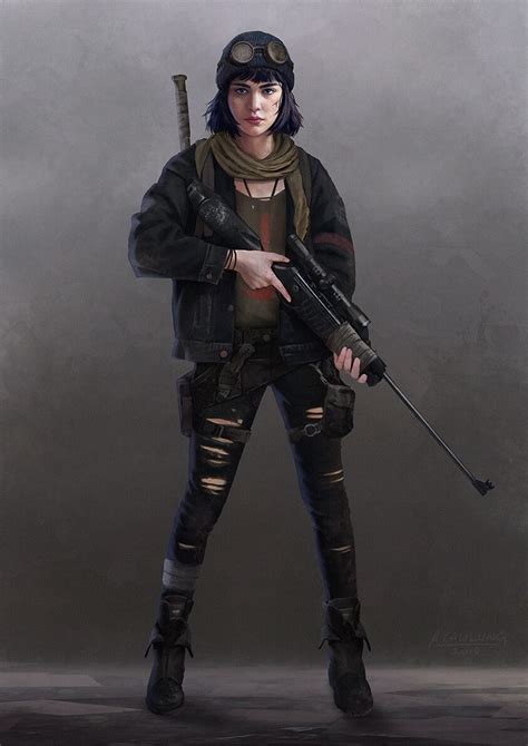 Gail Post Apocalyptic Themed Character Aimy Anne Calilung On