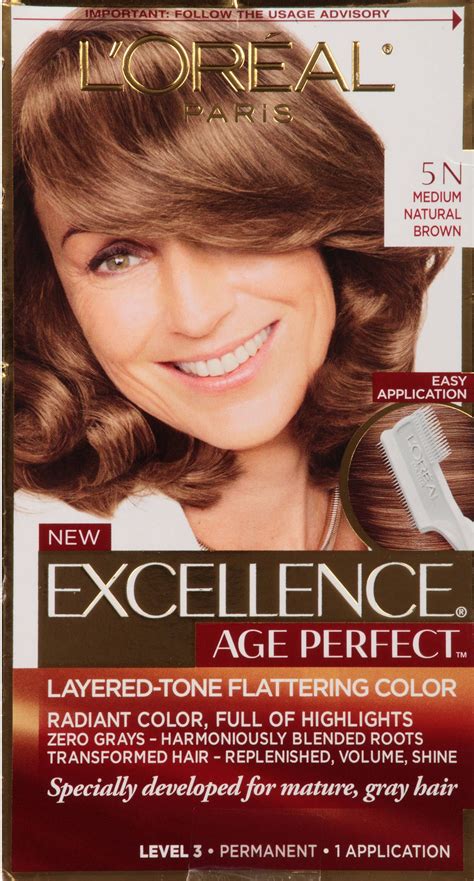 L Oreal Paris Age Perfect Permanent Hair Color N Medium Natural Brown