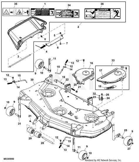 John Deere X320 48 Mower Deck Parts Diagram Heat Exchanger Spare Parts
