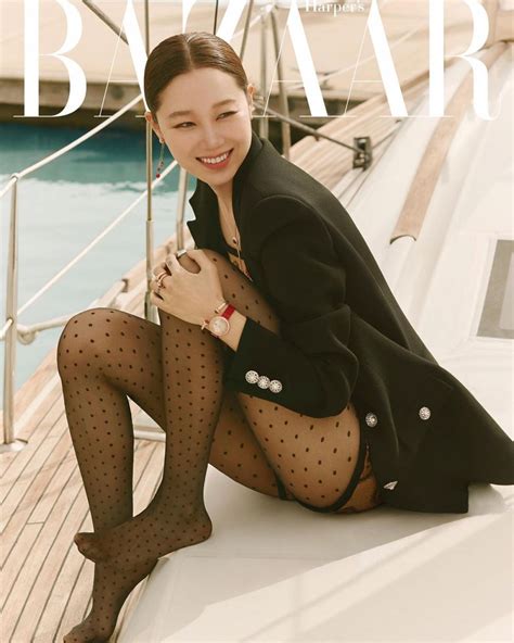 Gong Hyo Jin Photographed For Harpers Bazaar Magazine Korea June