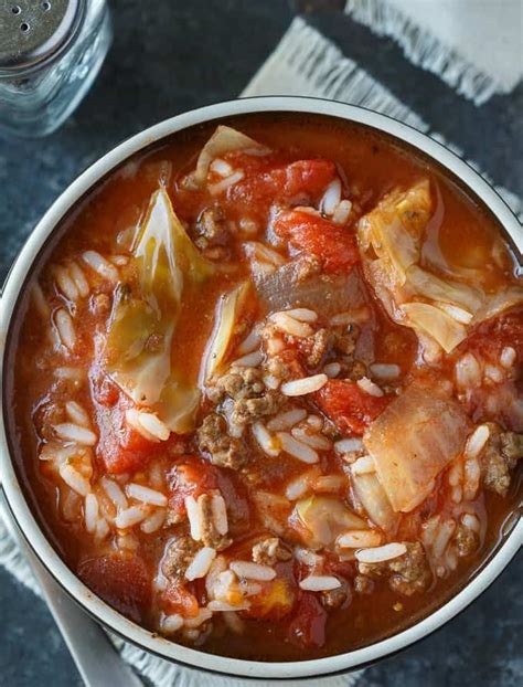 Cabbage Roll Soup Gives You All Those Classic Flavors Of A Cabbage Roll But In A Hearty And