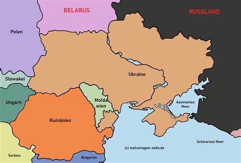 Landkarte Ukraine Kostenlos Herunterladen