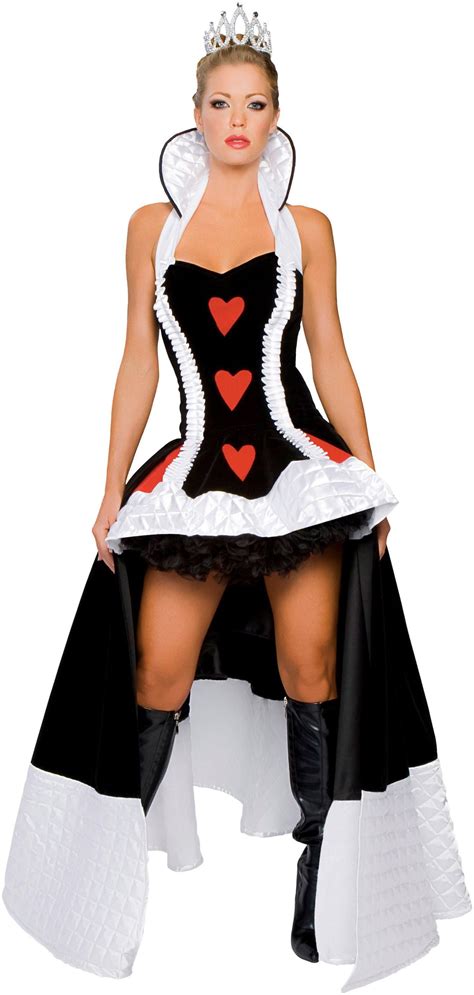Elite Queen Of Hearts Adult Costume Queen Of Hearts Halloween Costume