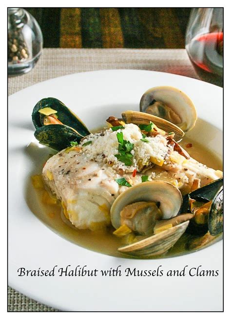 braised halibut with leeks a healthy life for me recipe halibut clams and mussels recipe