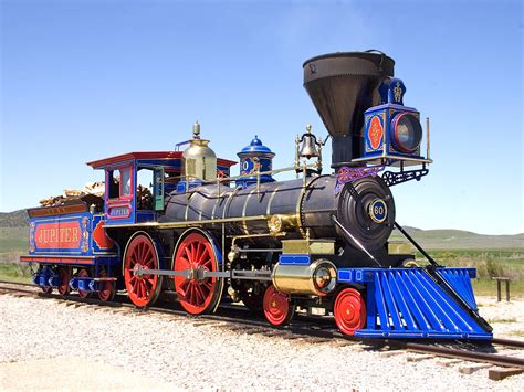 The Historic Jupiter Steam Locomotive In September 1868