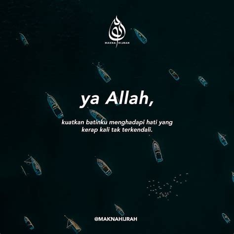 Memiliki kesabaran yang luar biasa. Ya Allah hanya kepadaMu hamba berserah diri, dan ...