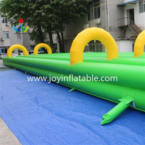 57 Meter Water Slides Inflatable Slip N Slide With Finished Pool Joy