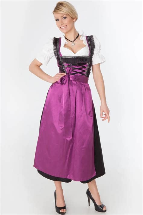 Utmeon New Purple Novetly Women Costumes Dress Bowknot French Maid Lace