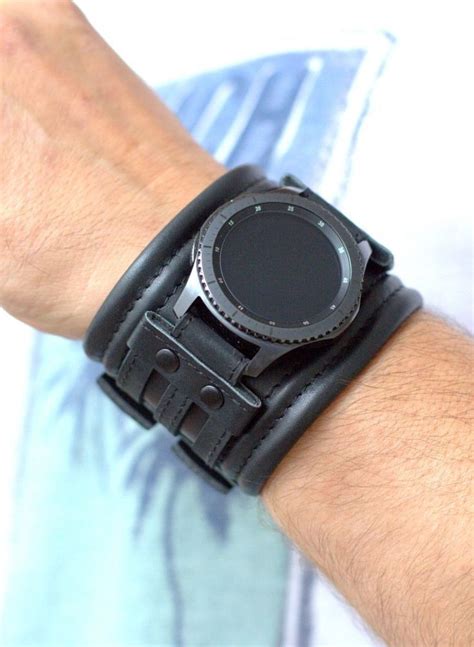Leather Band Leather Watch Leather Straps Leather Bracelet Black
