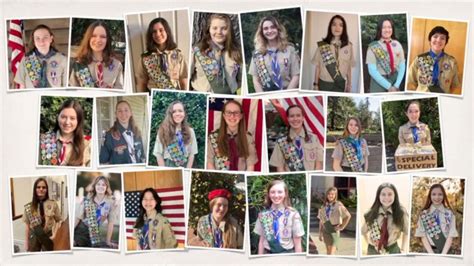 2021 Ggac Inaugural Female Eagle Scouts Recognition Eagles Ggac