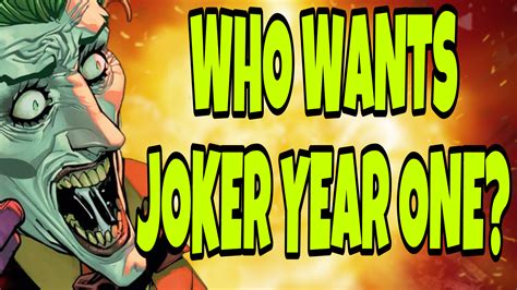 Weird Science Dc Comics Joker Year One Announced Dc Comic News