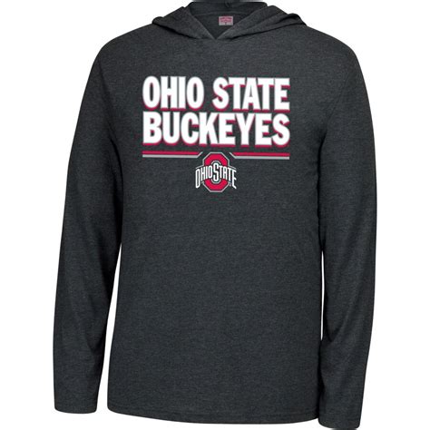 Ohio State Buckeyes Black One And Only Hooded Long Sleeve T Shirt