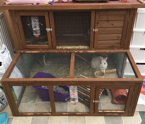 4ft Brown Wood Rabbit Guinea Pig Hutch In Sale Manchester Gumtree