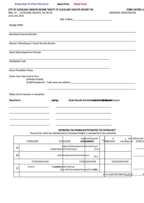 Fillable Form I 2 Individual Registration Printable Pdf Download