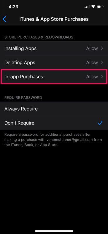 Confirm with your device passcode or apple id and password, if requested. How to Turn Off In-App Purchases on iPhone & iPad with ...