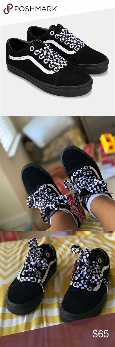 Let me know in the comments! Vans Check Lace Old Skool Sneaker Introducing your new everyday shoes Checkerboard lace-up ...