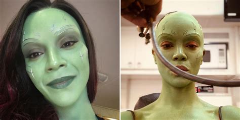 Zoe Saldana Avatar Makeup