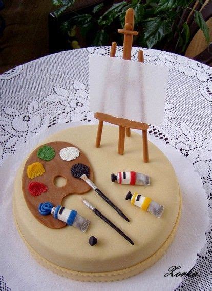 Little Artist Cake Art Birthday Cake Artist Cake Crazy Cakes
