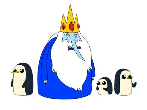 Adventure Time The Ice King And Penguins Transparent Png Stickpng