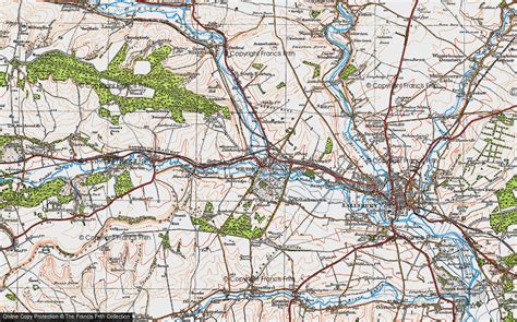 Historic Ordnance Survey Map Of Wilton 1919 Francis Frith
