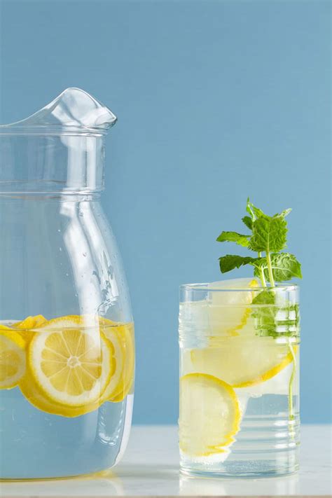 Lemon Infused Water Green Healthy Cooking