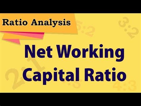 Current assets less current liabilities. Net Working Capital | Combined analysis of Liquidity ...