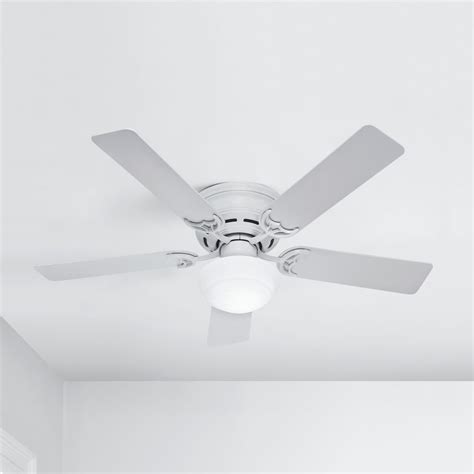 Shop our selected range of high performance and beautifully crafted hunter ceiling fans. 52-Inch Hunter Fan Low Profile III Plus White Ceiling Fan ...