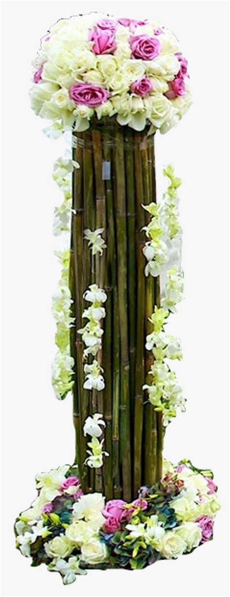 Flower Ceremony Column Transprent Png Columna De Flores Png Png Image