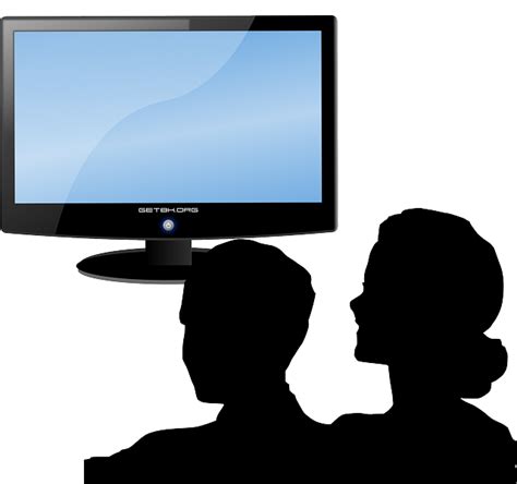 Watching Television Cliparts Couple Watching Tv Clipart Png