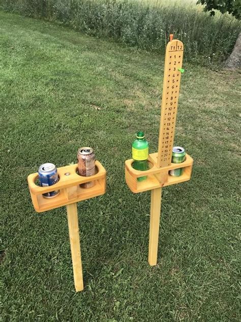 Scorekeeper Drink Holder And Drink Holder Etsy Outdoor Drink Holder