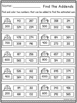 Rounding Worksheets - To The Nearest 100 by Learning Desk | TpT