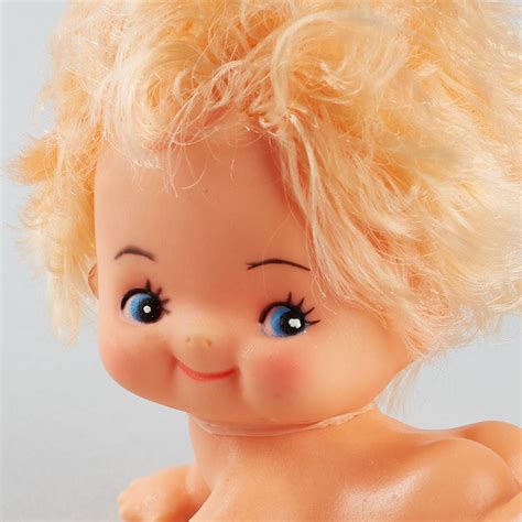 Crawling Kewpie Doll With Hair True Vintage Plastic And Vinyl Dolls