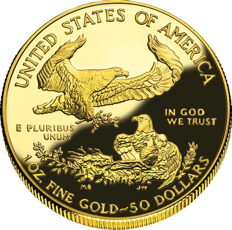 50 Dollars American Gold Eagle Bullion Coinage United States