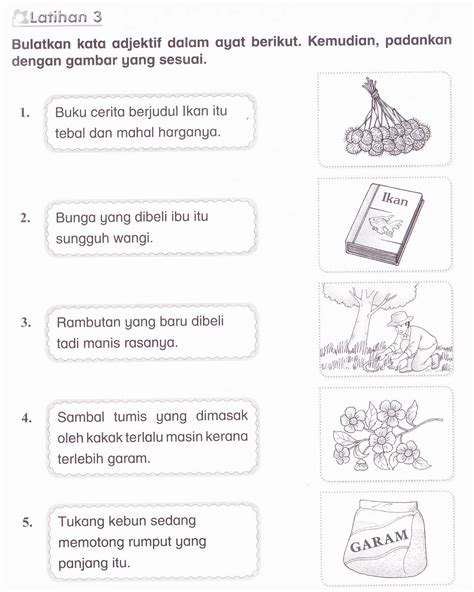 Kssr Bahasa Malaysia Tahun 1 Latihan 3