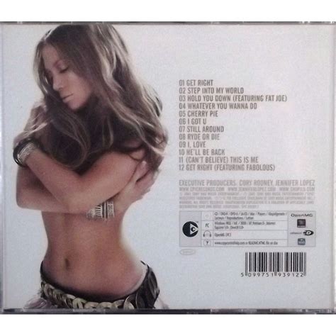 Rebirth Cd 12 Tracks Enhanced De Jennifer Lopez Cd Con Vinyl59