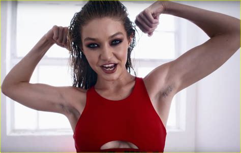 Gigi Hadid Rocks Armpit Hair For Love S Boxing Themed Video Photo 3999901 Gigi Hadid Video