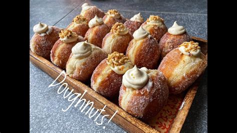 Best Doughnut Recipe Vanilla Custard Cream Filled Doughnuts How To Make Donut Food With