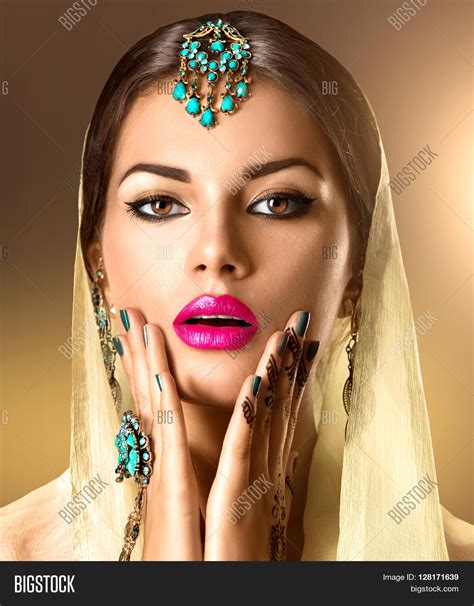 Beauty Indian Woman Image And Photo Free Trial Bigstock
