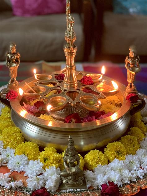 Pin by pranith yerradoddi on Puja decorations | Diwali decorations at home, Diwali decorations ...