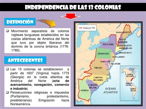 independencia de las 13 colonias ano