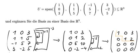 Mathefragende Vektoren In Matrix Schreiben