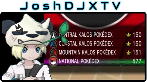 Kalos Pokedex Complete Pokemon X And Y Update Youtube