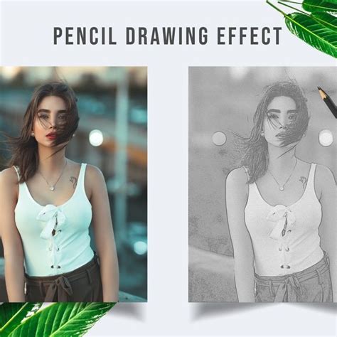 Pencil Drawing Effect Photoshop Pencil Drawings Graphic Art Photoshop
