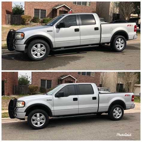 Before And After 2” Leveling Kit F150