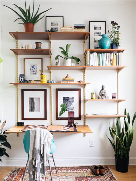 Wall-Mounted Shelving Systems You Can DIY Desk Wall Unit, Desk Units