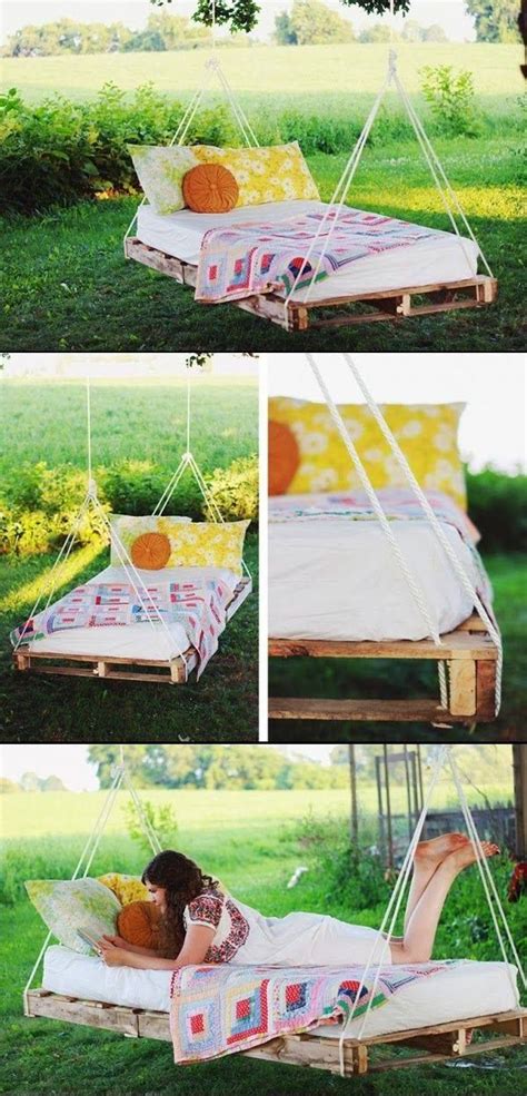 Create Your Own Daybed Swing By Using Recycled Pallets And
